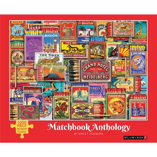 Picture of Willow Creek Press 1,000-Piece Puzzle, 26-5/8in x 19-1/4in, Matchbook Anthology