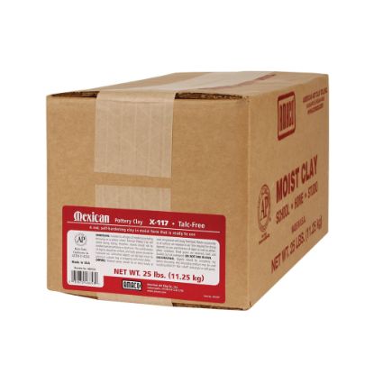 Picture of AMACO Mexican Pottery Self-Hardening Clay, 25 Lb Box, Terra Cotta