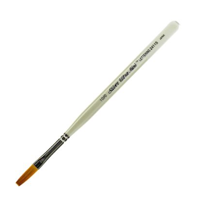 Picture of Silver Brush Ultra Mini Series Paint Brush, Size 10, Stroke, Taklon Filament, Pearl White