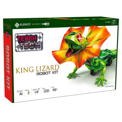 Picture of Elenco Electronics TEACH TECH King Lizard Robot Kit, Multicolor, Grades 5-12