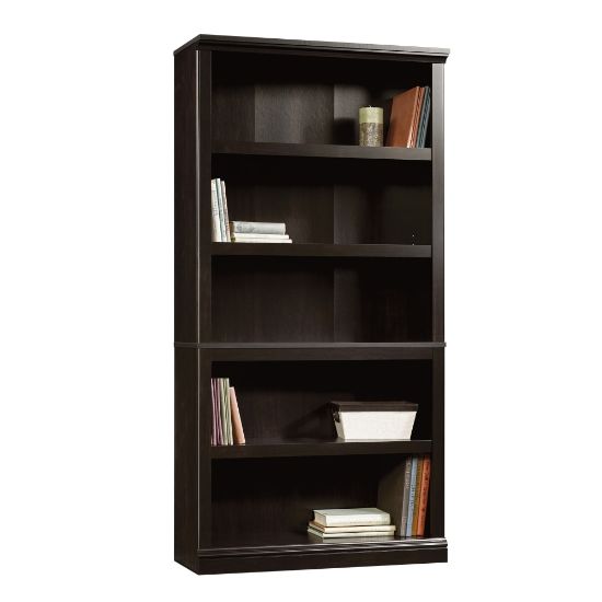 Picture of Sauder Select 70inH 5-Shelf Bookcase, Estate Black