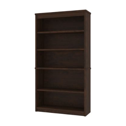 Picture of Bestar Universel 66inH 5-Shelf Bookcase, Chocolate