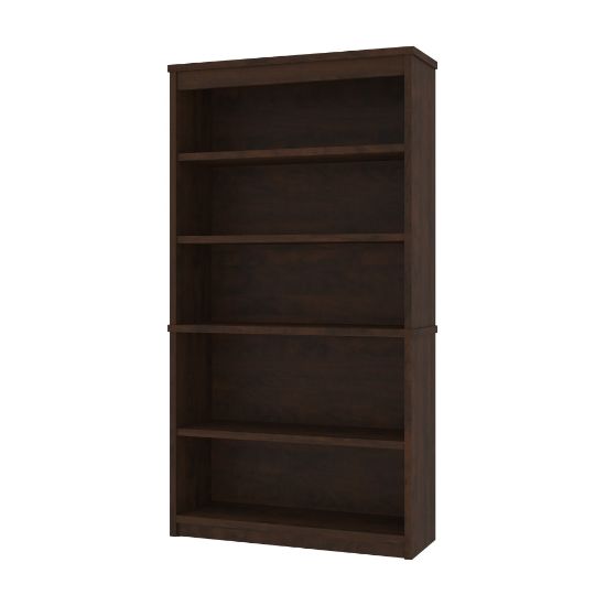 Picture of Bestar Universel 66inH 5-Shelf Bookcase, Chocolate