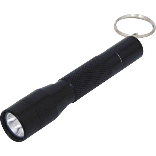 Picture of Dorcy Keychain LED Flashlight - 1 x LED - 10 lm Lumen - 1 x AAA - Blue, Green, Silver, Black