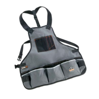 Picture of Ergodyne Arsenal 5700 16-Pocket Tool Apron, Gray