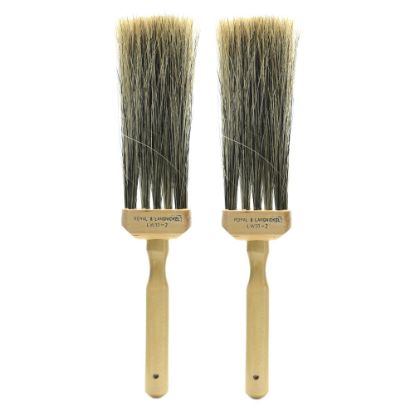 Picture of Royal & Langnickel Faux Bristle Flogging Brush, Size 2, Synthetic Bristle, Natural Brown