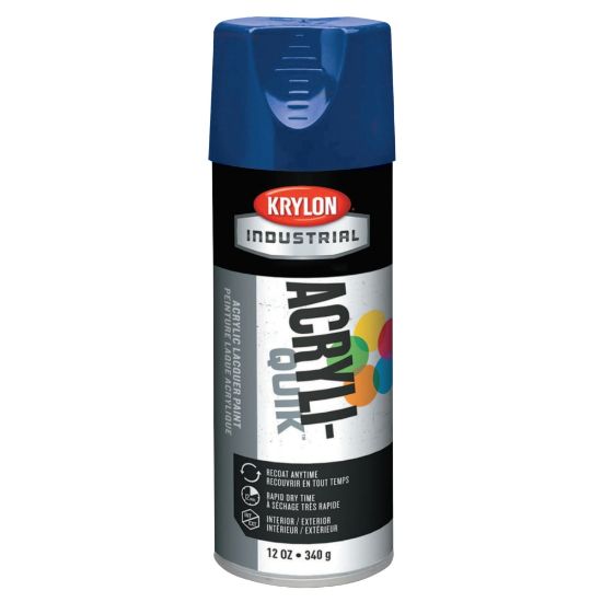 Picture of Krylon Interior/Exterior Industrial Maintenance Paint, 12 Oz Aerosol Can, Regal Blue