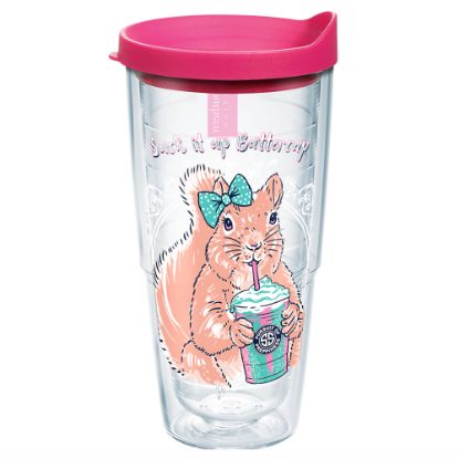 Picture of Tervis Tumbler With Lid, 24 Oz, Simply Southern Suck It Up Buttercup