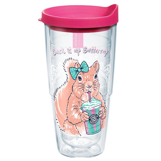 Picture of Tervis Tumbler With Lid, 24 Oz, Simply Southern Suck It Up Buttercup