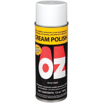 Picture of Mohawk OZ Polish - Aerosol - 13 fl oz (0.4 quart) - Lemon ScentAerosol Spray Can - Black, White