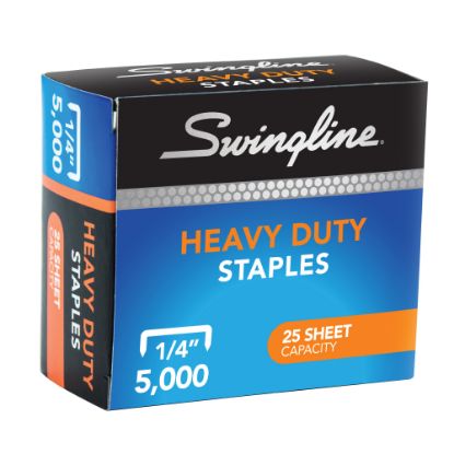 Picture of Swingline Heavy-Duty Staples, 1/4in, Box Of 5000