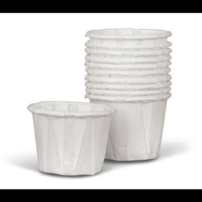 Picture of Medline Disposable Paper Drinking Cups, 1 Oz, White, 250 Cups Per Box, Case Of 20 Boxes