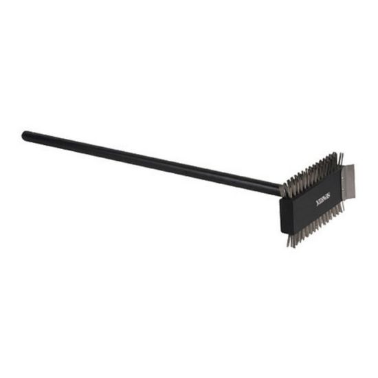 Picture of Carlisle Sparta Dual Broiler Brush With Scraper, 3-1/2in, Black