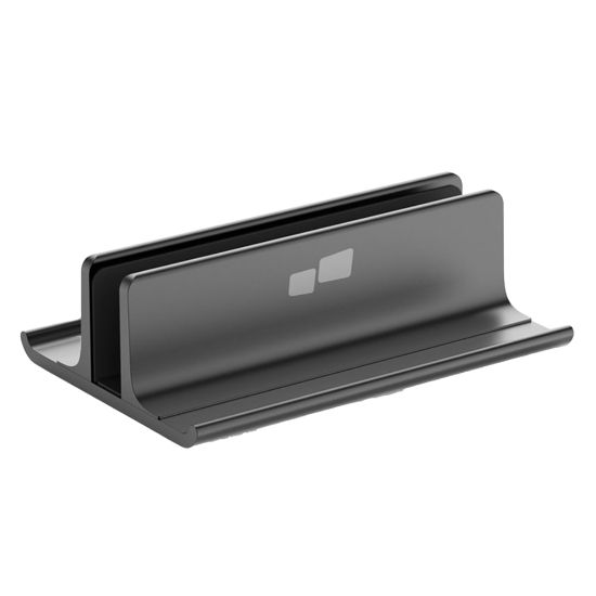 Picture of Mobile Pixels Vertical Laptop Stand, 6-3/4inH x 4-1/2inW x 2-1/2inD, Black