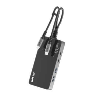 Picture of Mobile Pixels 9-in-1 USB-C Hub, 2-7/16inH x 6-5/16inW x 13/16inD, Black, MPX1041004P01