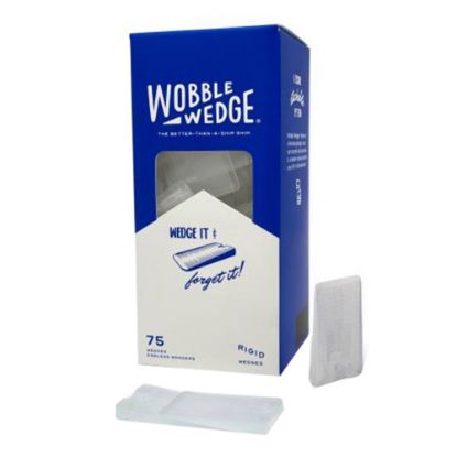 Picture of Wobble Wedge Translucent Wobble Wedges, Clear, Set Of 75 Wedges