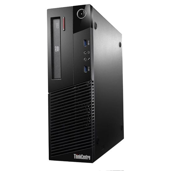 Picture of Lenovo ThinkCentre M93 Refurbished Small Form Factor Desktop Computer, Intel Core i5, 8GB Memory, 120GB Solid State Drive, Windows 10 Pro