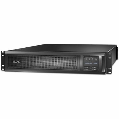 Picture of APC by Schneider Electric Smart-UPS X SMX3000RMLV2U 3000 VA Rack-mountable UPS - 2U Rack-mountable - 3 Hour Recharge - 6 Minute Stand-by - 120 V AC Input - 120 V AC Output - Sine Wave - Serial Port - USB