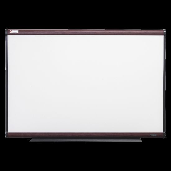 Picture of SKILCRAFT Total Erase Dry-Erase Whiteboard, 24in x 36in, Wood Frame With Mahogany Finish (AbilityOne 7110 01 622 2128)