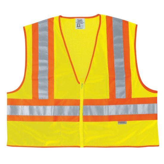 Picture of Luminator Class II Safety Vests, 3X-Large, Lime