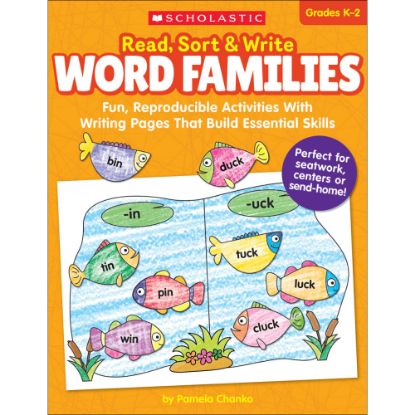 Picture of Scholastic Read, Sort & Write: Word Families Book, Preschool - Grade 2