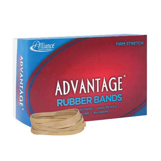 Picture of Alliance Rubber Advantage Rubber Bands In 1-Lb Box, #64, 3 1/2in x 1/4in, Box Of 320