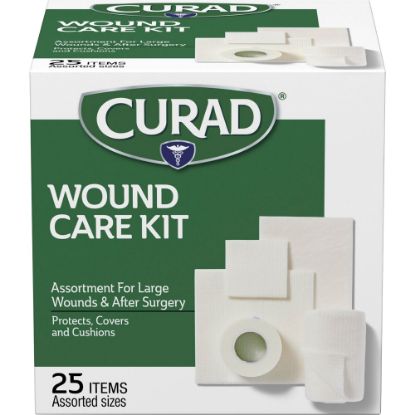 Picture of Curad Wound Care Kit - 25 x Piece(s) - 25 / Box