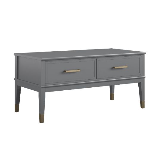 Picture of Ameriwood Home Westerleigh Lift-Top Coffee Table, 20inW x 41-5/8inW x 20-7/16inD, Gray