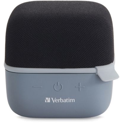 Picture of Verbatim Bluetooth Speaker System - Black - 100 Hz to 20 kHz - TrueWireless Stereo - Battery Rechargeable - 1 Pack