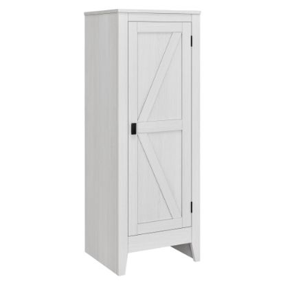 Picture of Ameriwood Home Farmington Storage Cabinet, 4 Shelves, Ivory Pine