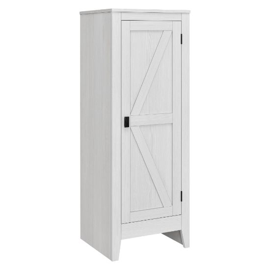 Picture of Ameriwood Home Farmington Storage Cabinet, 4 Shelves, Ivory Pine