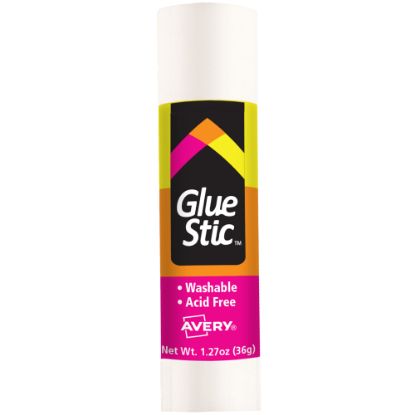 Picture of Avery  Permanent Glue Stic, Washable, Nontoxic, 1.27 oz., 1 Glue Stick