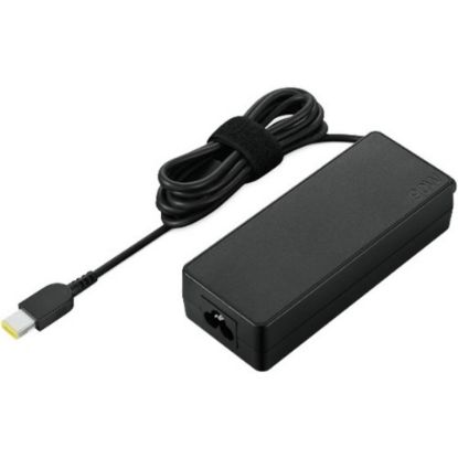 Picture of Lenovo ThinkCentre 90W AC Adapter II (slim tip) - 90 W - 120 V AC, 230 V AC Input - Black