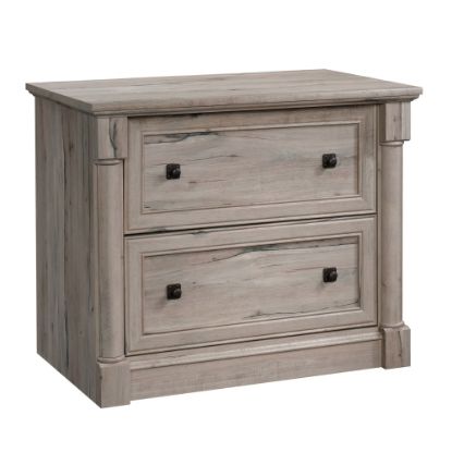 Picture of Sauder Palladia 36-3/4inW x 22inD Lateral 2-Drawer File Cabinet, Split Oak