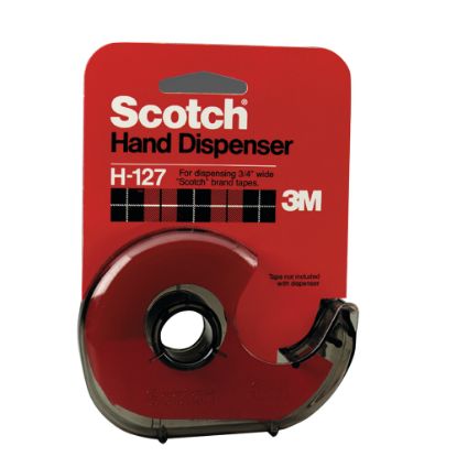 Picture of Scotch Refillable Handheld Tape Dispenser, Smoke