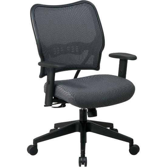 Picture of Office Star Deluxe Task Chair With VeraFlex Seat And Back, Charcoal/Black