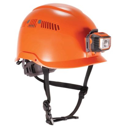 Picture of Ergodyne Skullerz 8975LED Class C Safety Helmet With LED Light, Orange