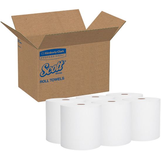 Picture of Scott Professional 1-Ply Paper Towels, 950ft Per Roll, 70% Recycled, Pack Of 6 Rolls