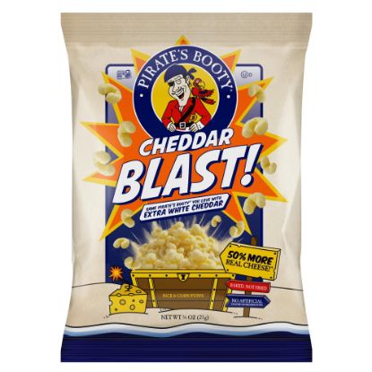 Picture of Pirates Booty Cheddar Blast, 0.75 Oz, Pack Of 16 Bags