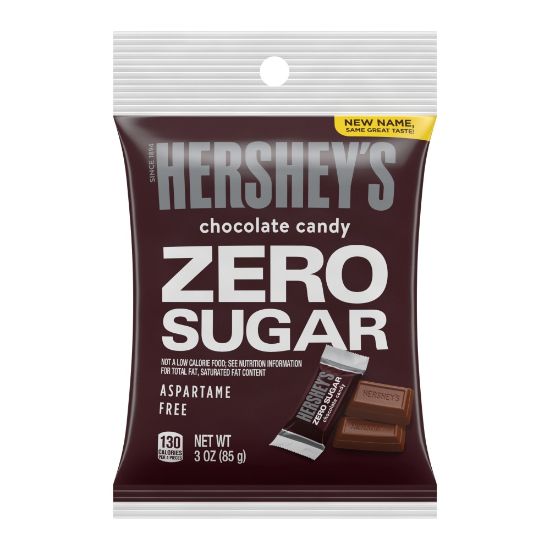 Picture of HERSHEYs Special Dark Zero Sugar 3oz Peg Bag, 12 Count