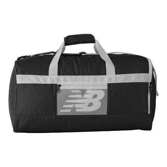 Picture of New Balance Polyester Core Performance Medium Duffel, 12-5/16inH x 23-5/8inW x 11-13/16inD, Black