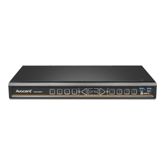 Picture of Vertiv Avocent SwitchView Matrix | 4 Port | DisplayPort | HDMI | DVI-D | TAA Compliant (SVM140DPH-400) - Desktop Matrix | Single Head | Zero Delay Switching | Universal Video Connector | USB Port | TAA Compliant