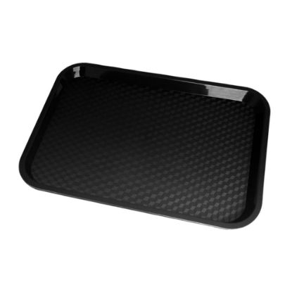 Picture of Cambro Fast Food Trays, 12in x 16in, Black, Pack Of 24 Trays