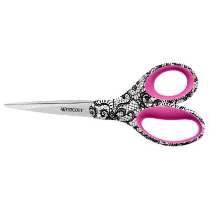 Picture of Westcott Trendsetter Scissors, 8in, Pointed, Assorted Colors