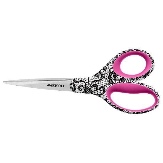 Picture of Westcott Trendsetter Scissors, 8in, Pointed, Assorted Colors