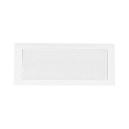 Picture of LUX #10 Envelopes, Full-Face Window, Peel & Press Closure, Bright White, Pack Of 250