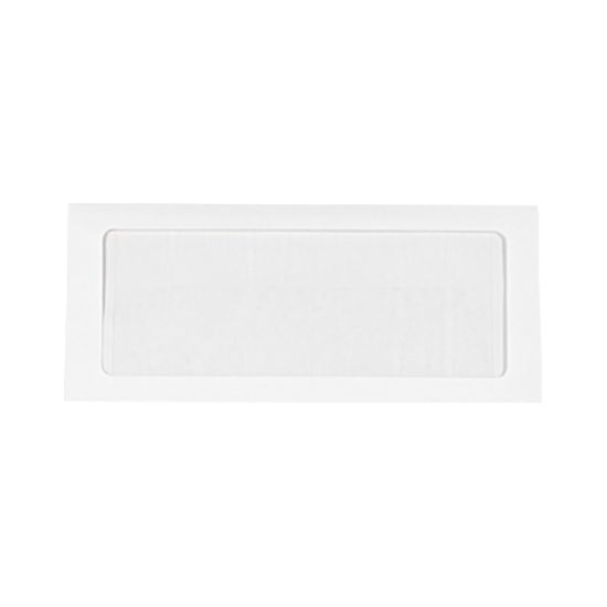 Picture of LUX #10 Envelopes, Full-Face Window, Peel & Press Closure, Bright White, Pack Of 250