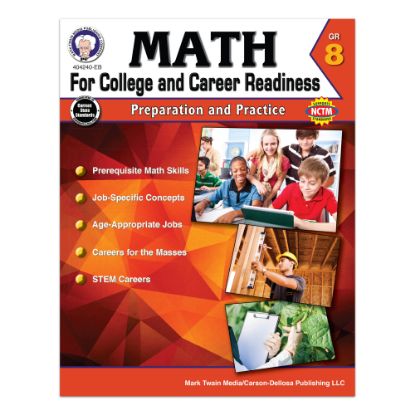 Picture of Carson-Dellosa Math For College And Career Readiness Workbook, Grade 8