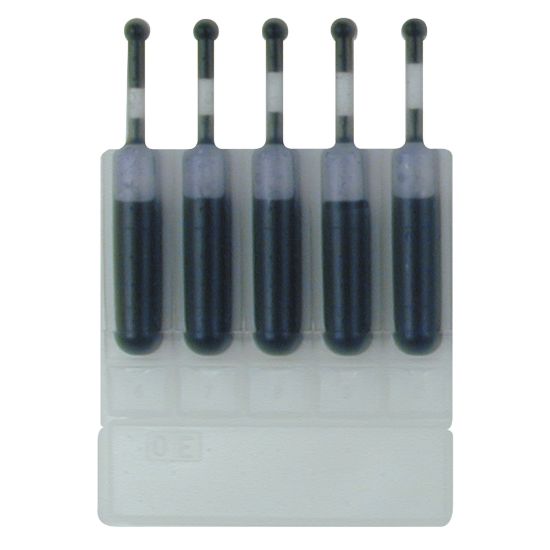 Picture of Xstamper Preinked Stamps Ink Cartridge Refills - 5 / Pack - Black Ink - 0.17 fl oz