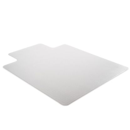 Picture of Deflecto Earth Source Chair Mat For Commercial Pile Carpets, Beveled Edge, Wide Lip, 45in x 53in, Clear